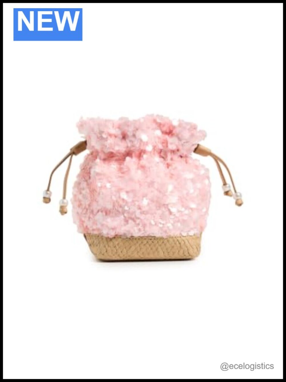Structured Woven Straw Mini Crossbody Bag Adjustable Strap